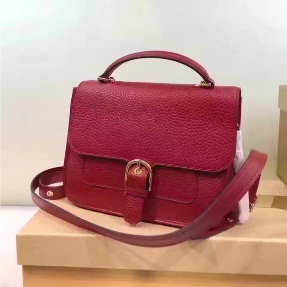 Michael Kors cooper satchel bag NWT cherry red or black - Picture 5 of 15